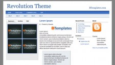 Latest 4 Columns Blogger Templates Free Download, Revolution Theme