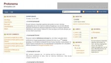 Latest 4 Columns Blogger Templates Free Download, Protonema
