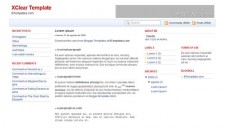 Latest 4 Columns Blogger Templates Free Download, XClear