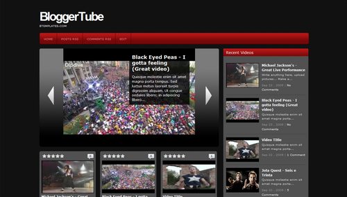 Blogger Tube - Template para Blogger