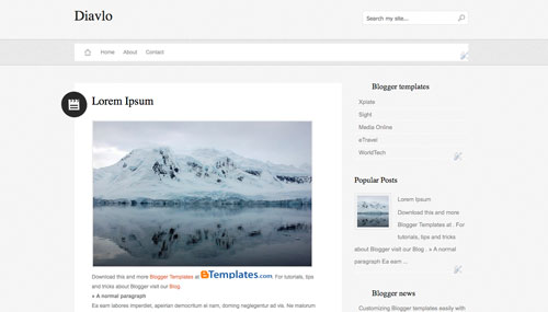 top 25 simple white blogger templates