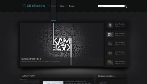 Download Template Premium Free | X5 Shadow