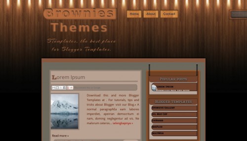 Template Brownies Themes