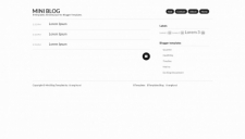 Mini Blog