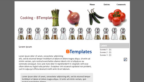 Cooking Blogger template BTemplates Cooking Blogger template BTemplates