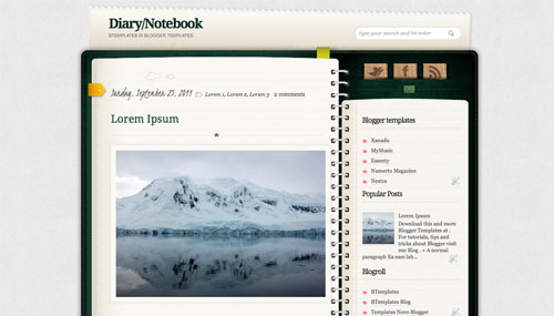 Free Web Templates Diary