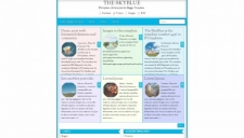 The SkyBlue Blogger Template