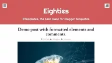 Eighties Blogger Template