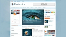Electronica Blogger Template