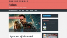 Solon Blogger Template