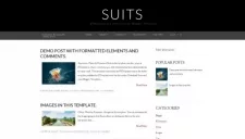 Suits Blogger Template