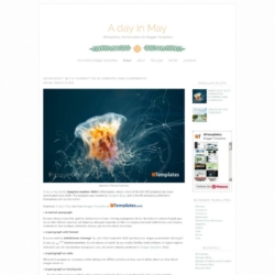 A day in May Blogger Template