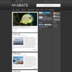 Abate Blogger Template