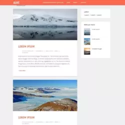 Alive Blogger Template