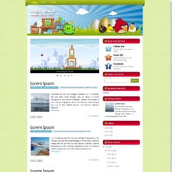 Angry Birds Blogger Template