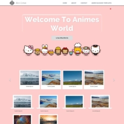 Anime Clean Blogger Template