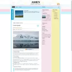 Ashen Blogger Template