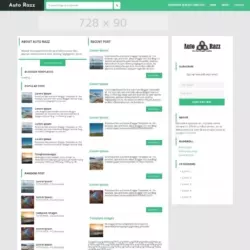 Auto Razz Blogger Template