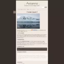 Avicenna Blogger Template