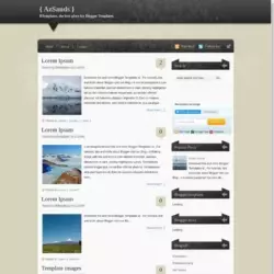 AzSands Blogger Template