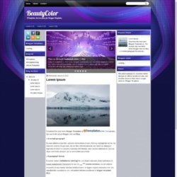 BeautyColor Blogger Template