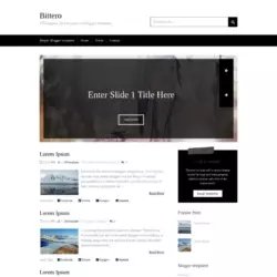 Bittero Blogger Template