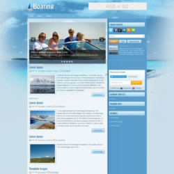 Boating Blogger Template