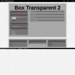 Box Transparent 2.0 Blogger Template