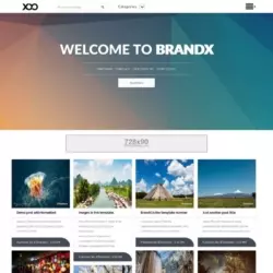 BrandX Blogger Template