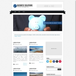 Business Solutions Blogger Template