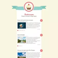 Buttercream Blogger Template