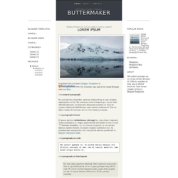 Buttermaker Blogger Template