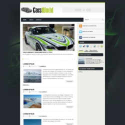 CarsWorld Blogger Template