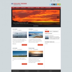 Cellar Blogger Template