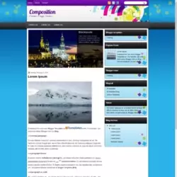 Composition Blogger Template