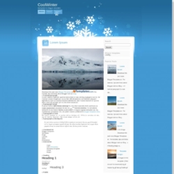 CoolWinter Blogger Template