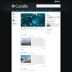 Coralle Blogger Template