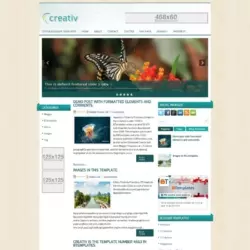 Creativ Blogger Template