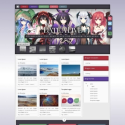 AnimeRiot Website Template by patov2 on DeviantArt