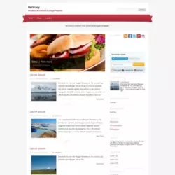 Delicacy Blogger Template