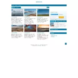 DeNews Blogger Template