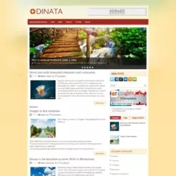 Dinata Blogger Template