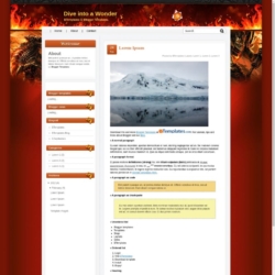 Dive into a Wonder Blogger Template