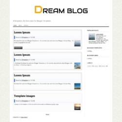 Dream Blog Blogger Template