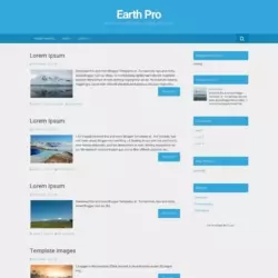 Earth Pro Blogger Template