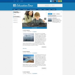 EducationTime Blogger Template