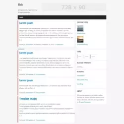 Elok Blogger Template