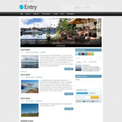 Entry Blogger Template