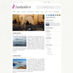 Fantastico Blogger Template