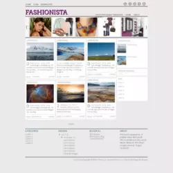 Fashionista Blogger Template